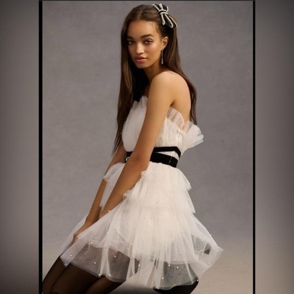 New Maeve Tulle Mini Dress - Picture 1 of 7